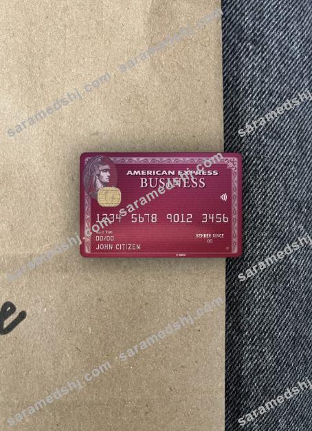 USA BB&T Corp. bank AMEX business plum card photolook front